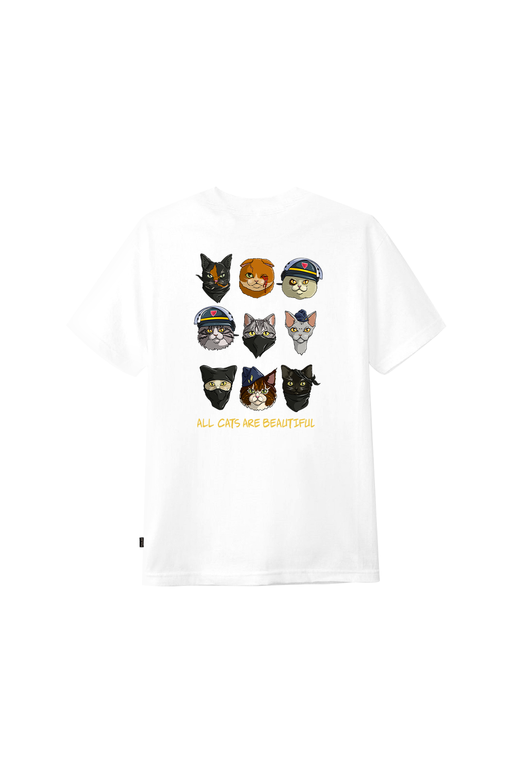 Acab all cats are beautifull, Tee White