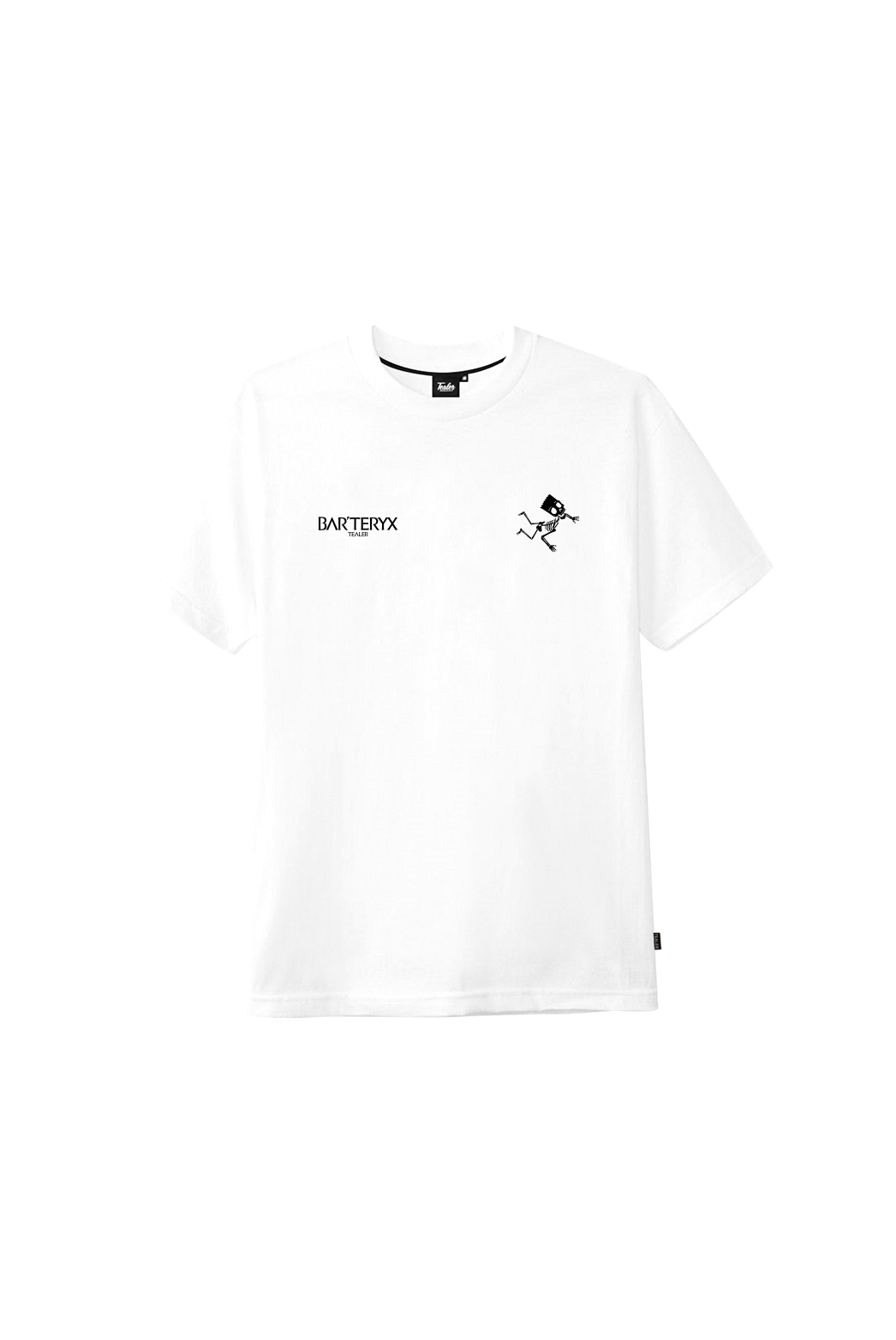 Bar'teryx tealer, Tee White