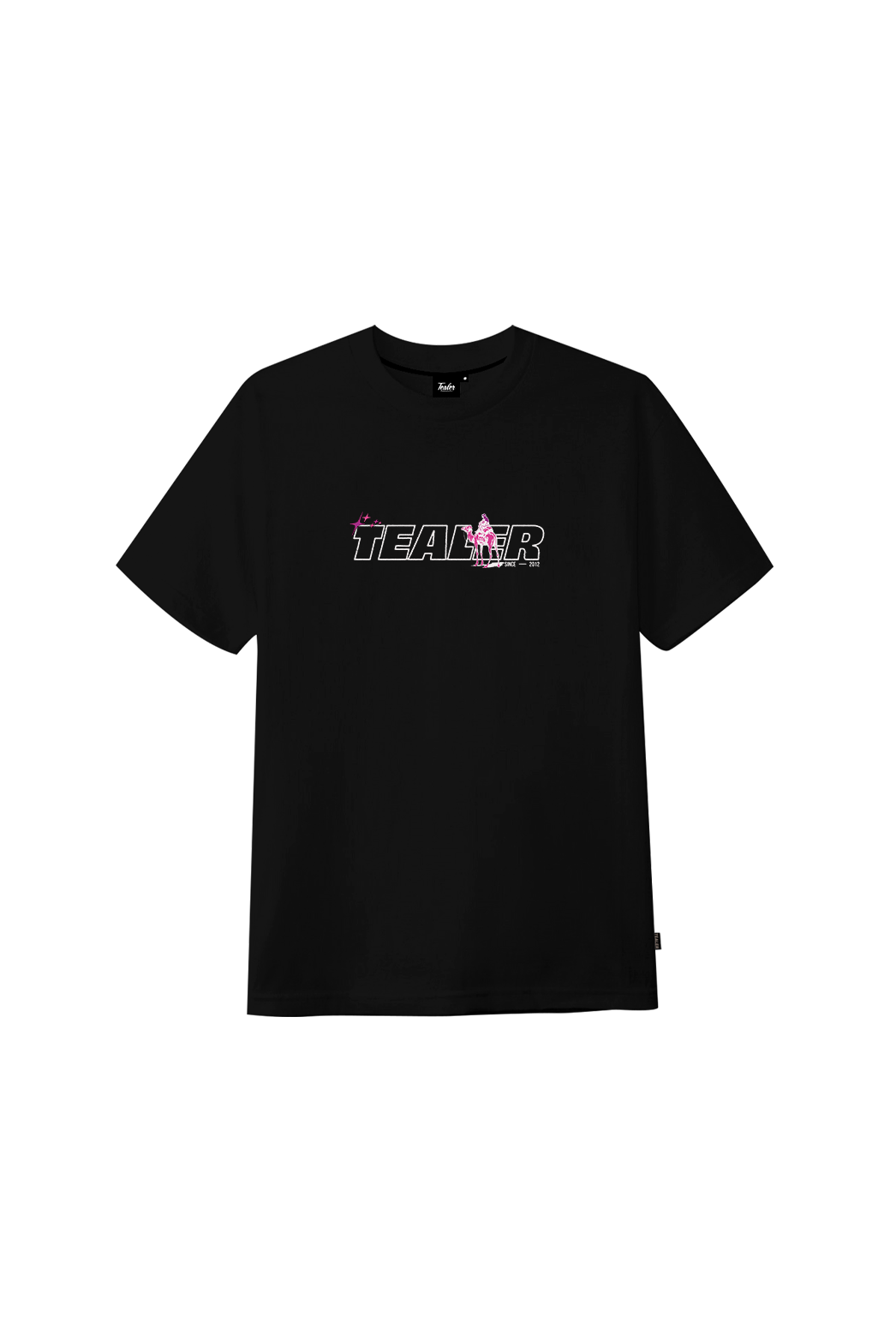 Late night Ride Club Silk Raod Camel Tealer, Tee Black
