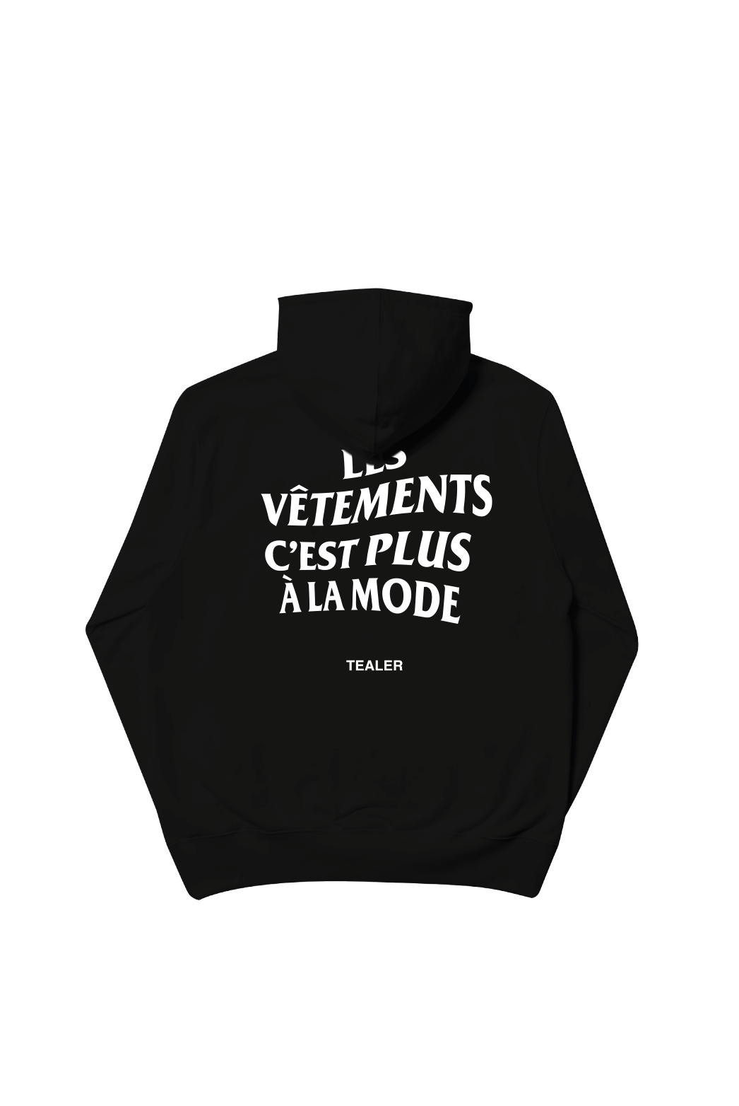 Tealer Parisian Taxi les vetements c'est plus a la mode, Hoodie Black