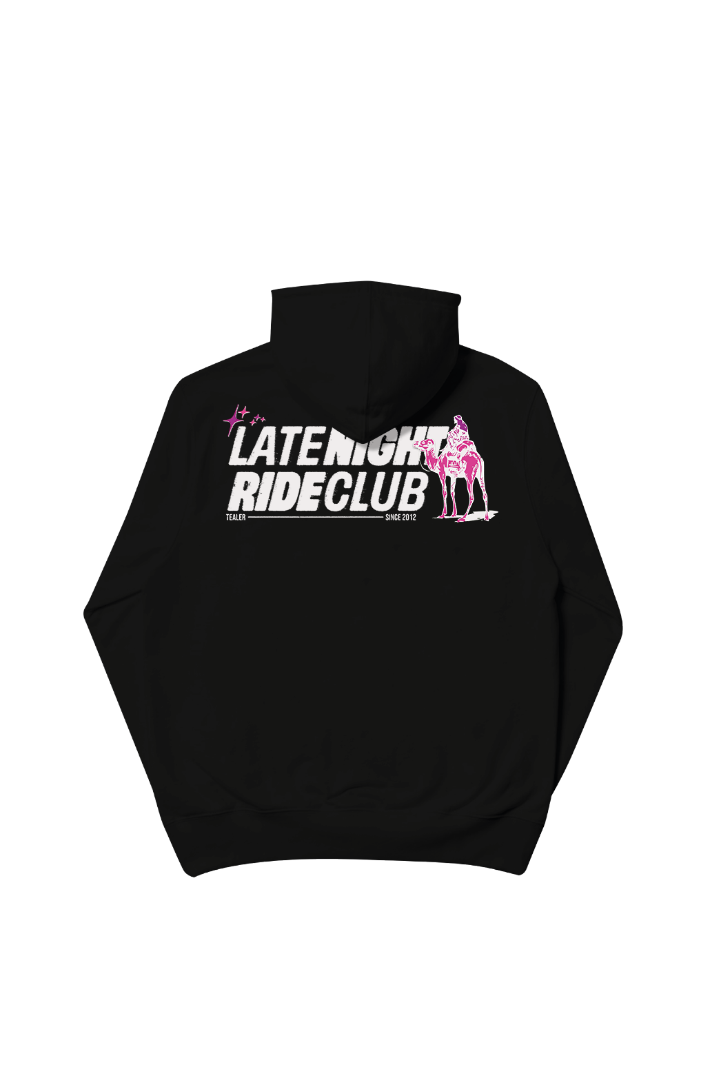 Late night Ride Club Silk Raod Camel Tealer, Hoodie Black