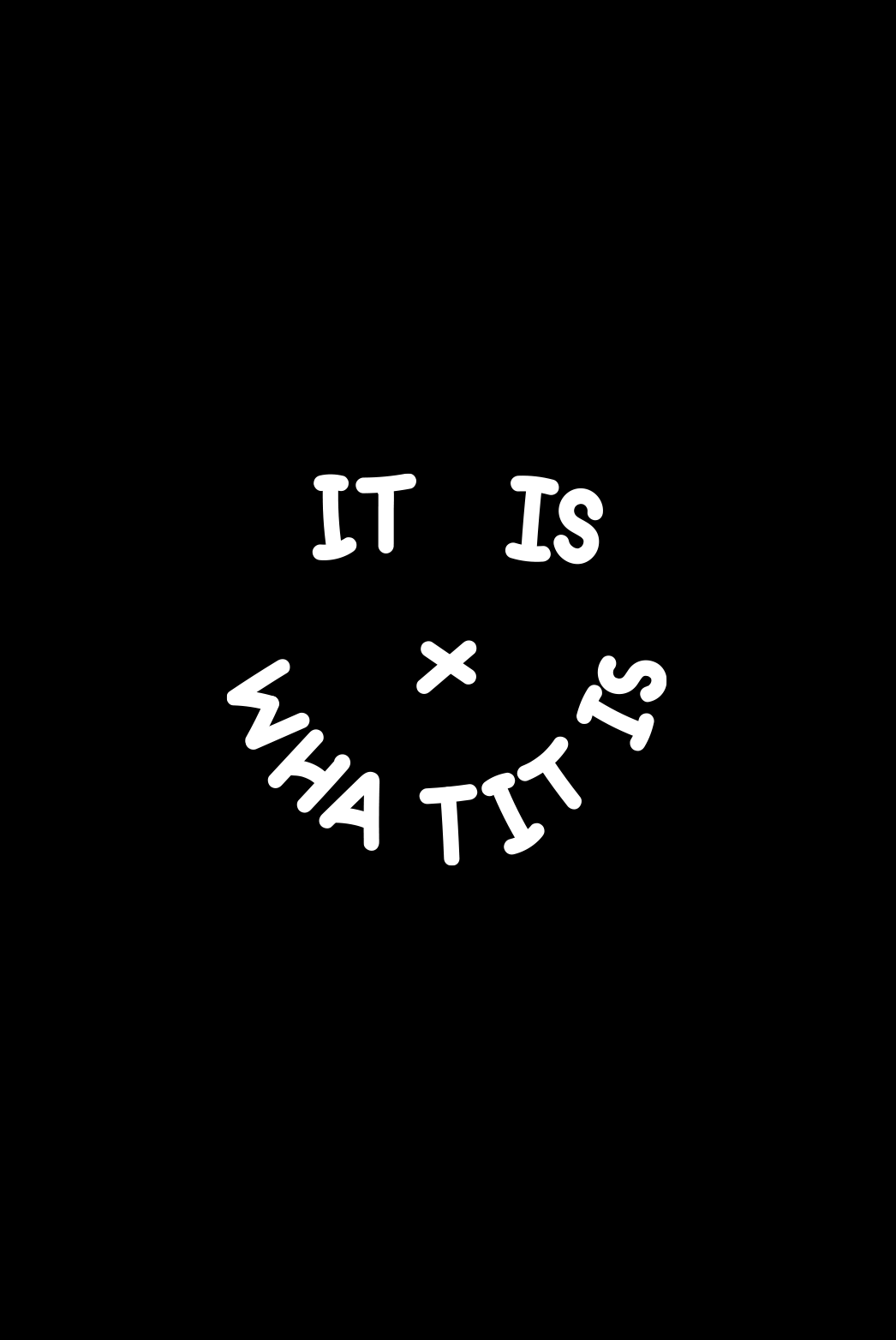 Tealer Smiley tits, Tee Black