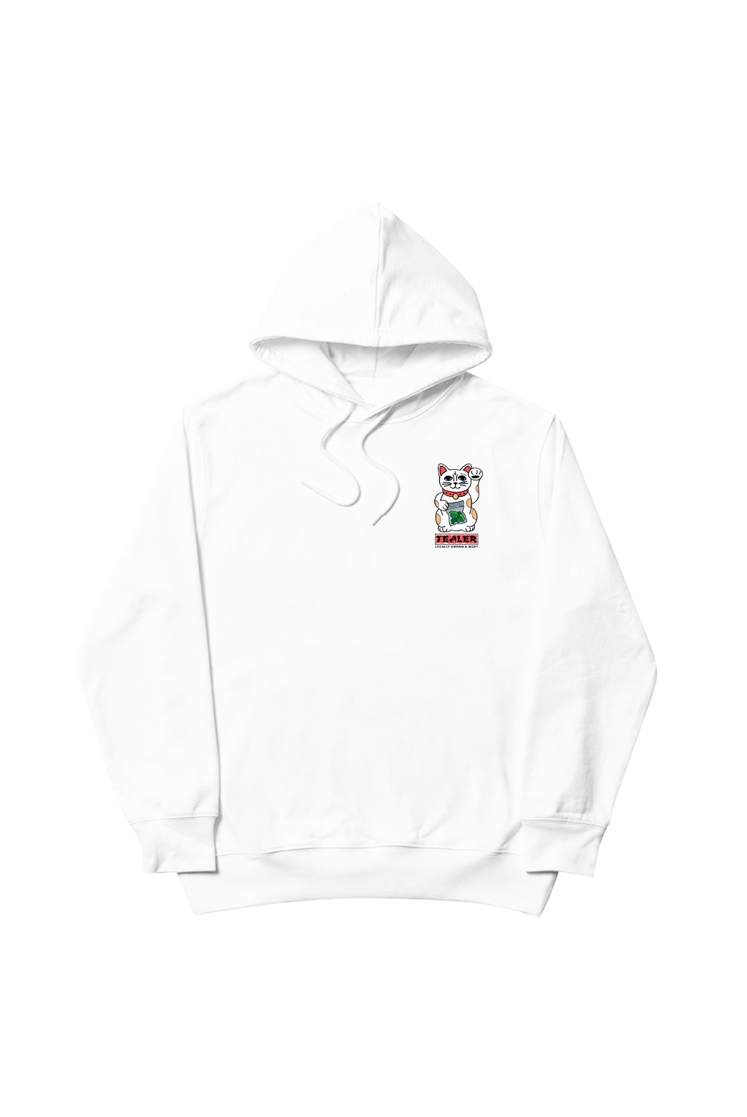 Tealer Pray for Cat, Hoodie White